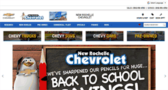 Desktop Screenshot of newrochellechevyny.com